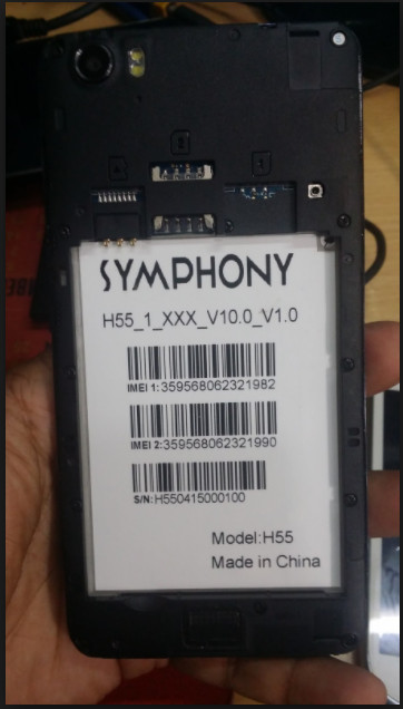 Symphony H55 Flash File